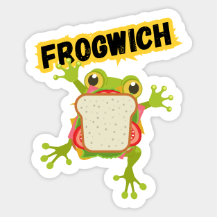 cute frog-witch Sticker